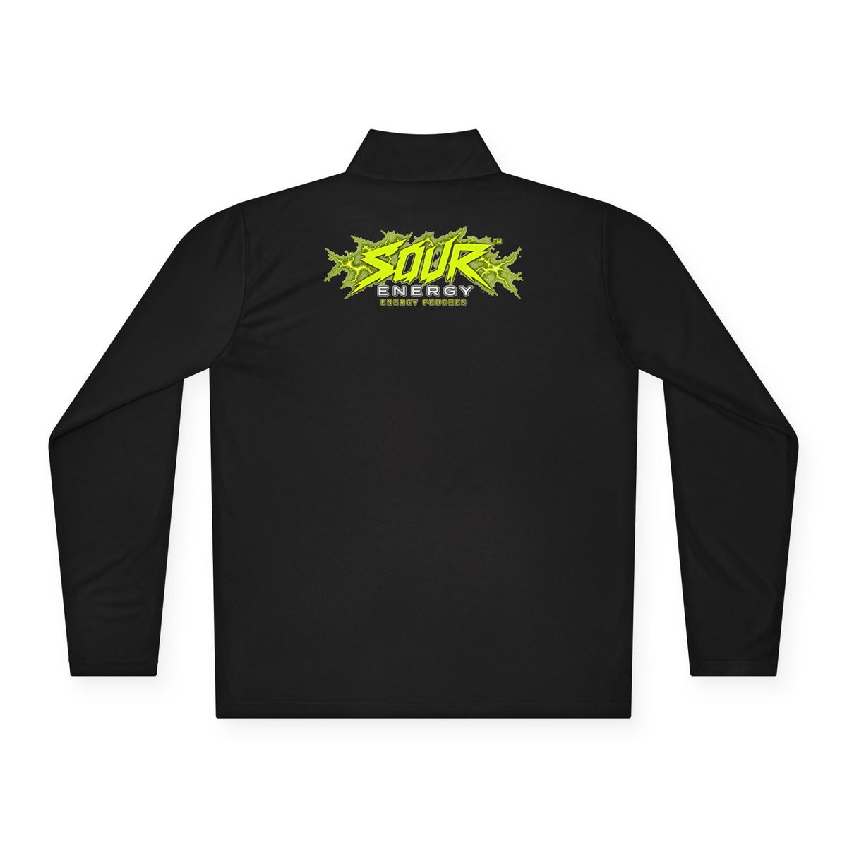 SOUR ENERGY Quarter-Zip with SOUR ENERGY logo, view 3