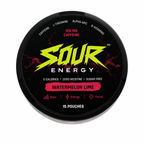 Watermelon Lime SOUR ENERGY caffeine pouch tin, image 3