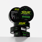 Green Apple Ice SOUR ENERGY caffeine pouch tin, image 4